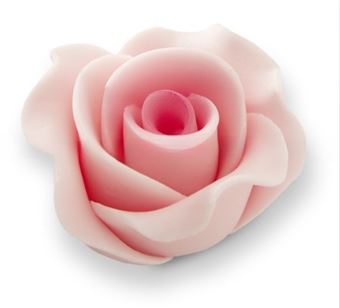 Picture of PINK ROSE LARGE 6 X 3.5CM EDIBLE